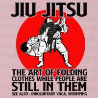 Jiu Jitsu Art of folding clothes while people still in them 25L Jumbo Tote