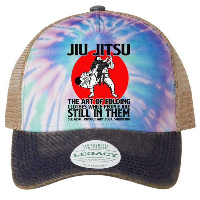 Jiu Jitsu Art of folding clothes while people still in them Legacy Tie Dye Trucker Hat