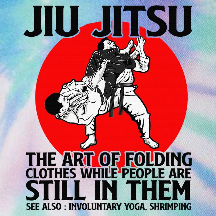 Jiu Jitsu Art of folding clothes while people still in them Legacy Tie Dye Trucker Hat