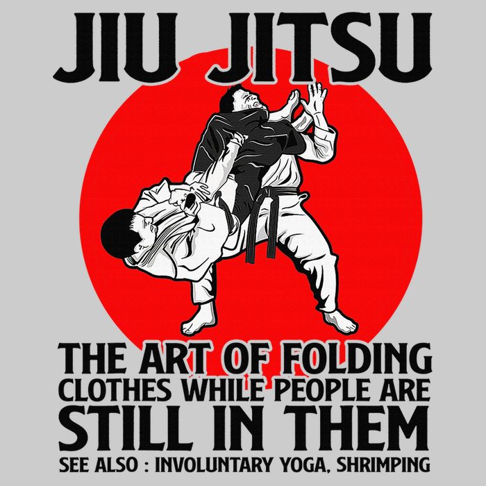Jiu Jitsu Art of folding clothes while people still in them Tie-Dye T-Shirt