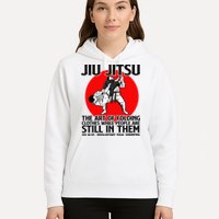 Jiu Jitsu Art of folding clothes while people still in them Hoodie