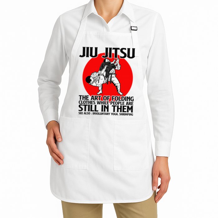 Jiu Jitsu Art of folding clothes while people still in them Apron