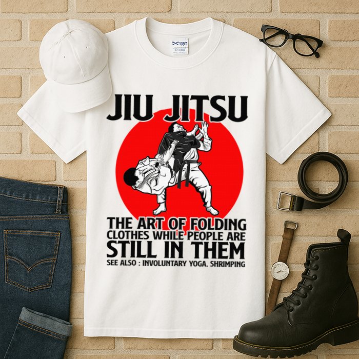 Jiu Jitsu Art of folding clothes while people still in them Tall T-Shirt