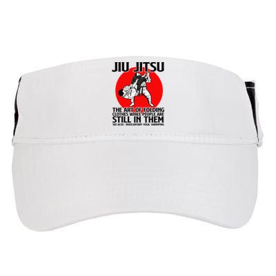 Jiu Jitsu Art of folding clothes while people still in them Adult Drive Performance Visor