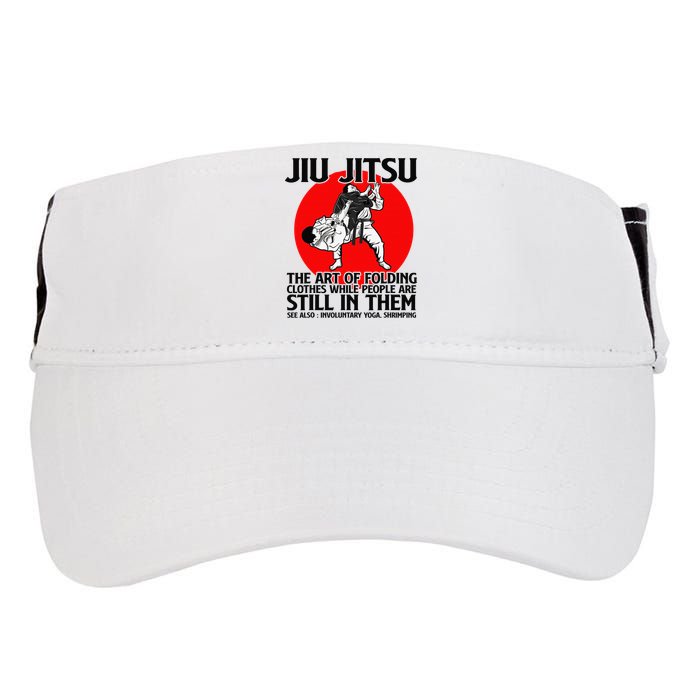 Jiu Jitsu Art of folding clothes while people still in them Adult Drive Performance Visor