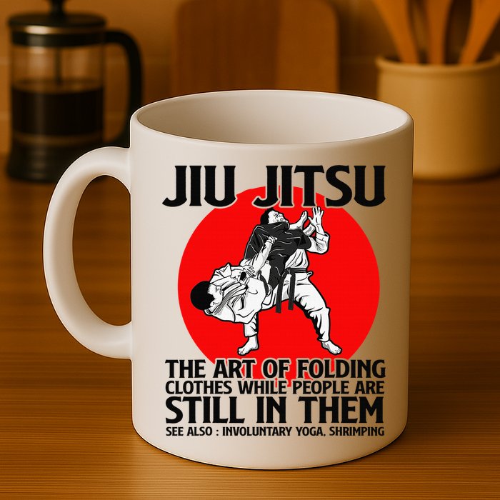 Jiu Jitsu Art of folding clothes while people still in them Mug