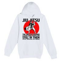 Jiu Jitsu Art of folding clothes while people still in them Premium Pullover Hoodie