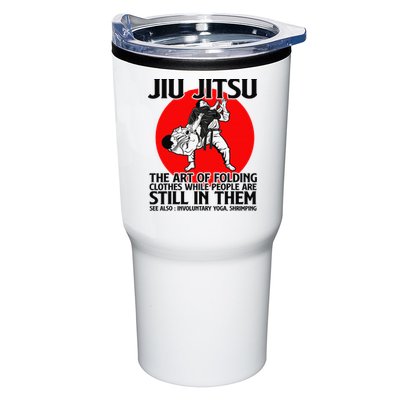 Jiu Jitsu Art of folding clothes while people still in them Tumbler