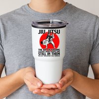 Jiu Jitsu Art of folding clothes while people still in them Tumbler