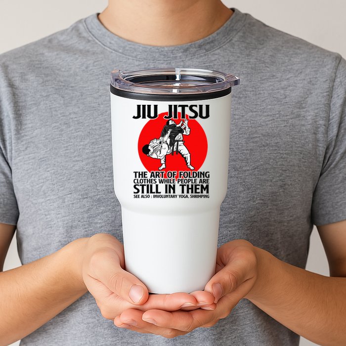 Jiu Jitsu Art of folding clothes while people still in them Tumbler