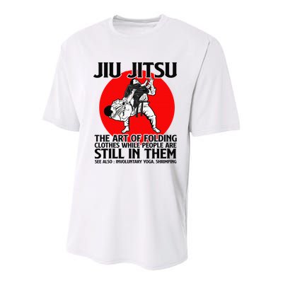 Jiu Jitsu Art of folding clothes while people still in them Youth Performance Sprint T-Shirt