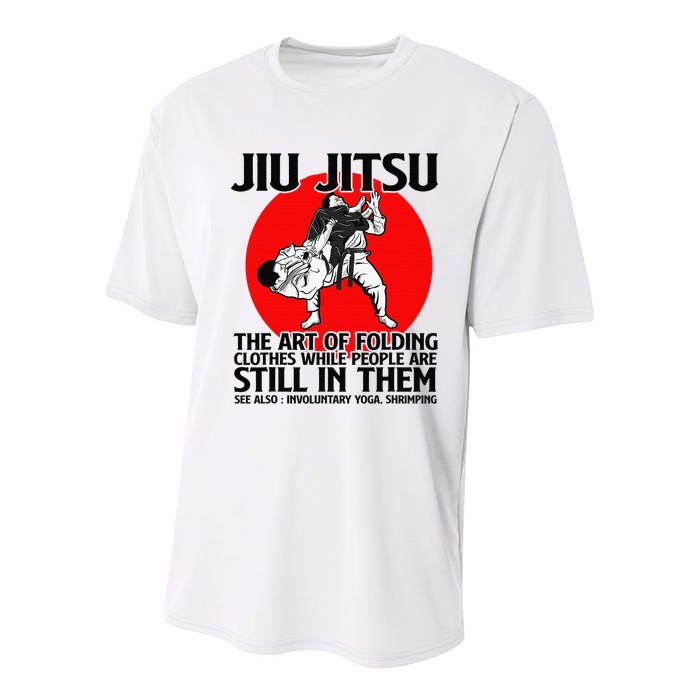 Jiu Jitsu Art of folding clothes while people still in them Youth Performance Sprint T-Shirt