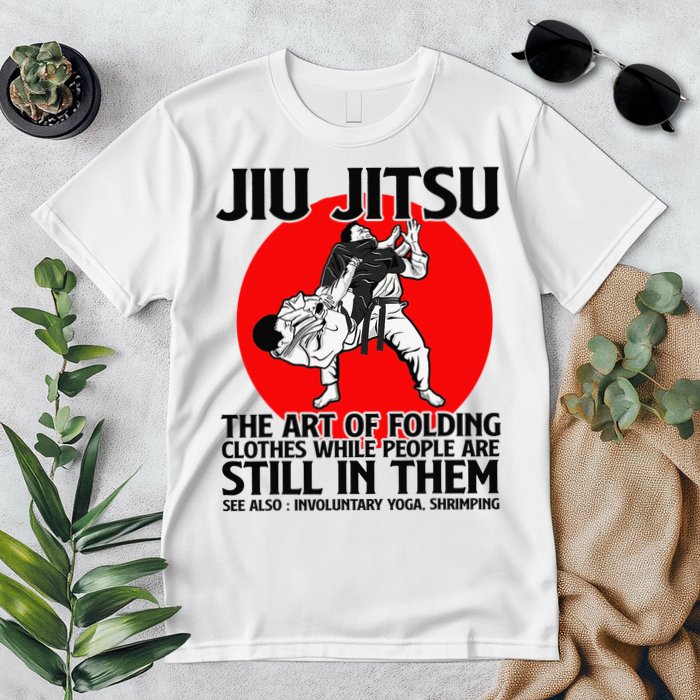 Jiu Jitsu Art of folding clothes while people still in them Premium T-Shirt