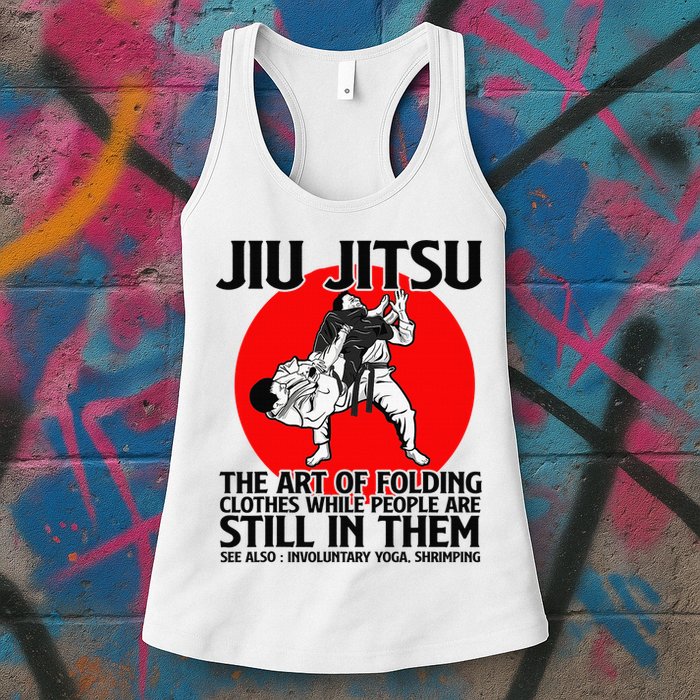Jiu Jitsu Art of folding clothes while people still in them Womens Tank Top
