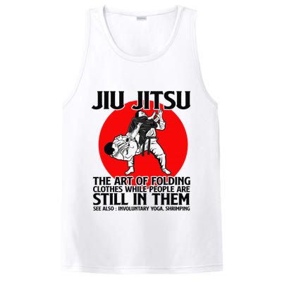 Jiu Jitsu Art of folding clothes while people still in them PosiCharge Competitor Tank