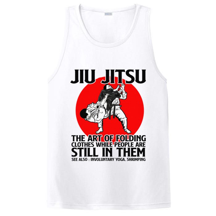 Jiu Jitsu Art of folding clothes while people still in them PosiCharge Competitor Tank