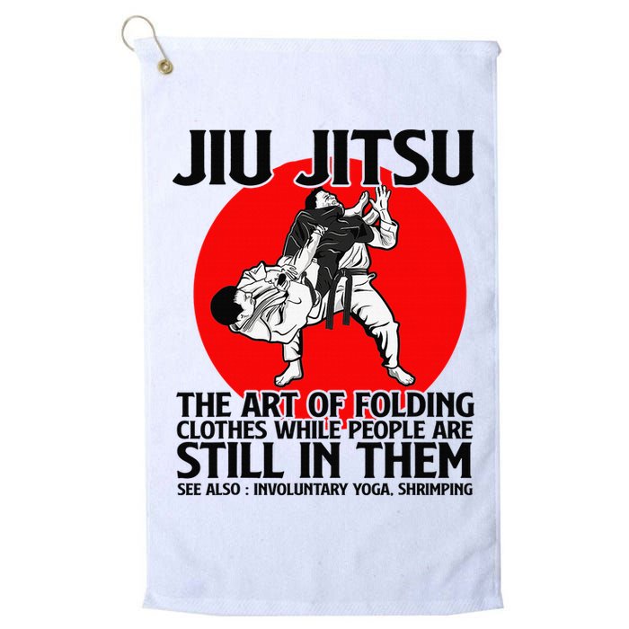 Jiu Jitsu Art of folding clothes while people still in them Golf Towel