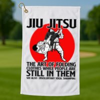 Jiu Jitsu Art of folding clothes while people still in them Golf Towel