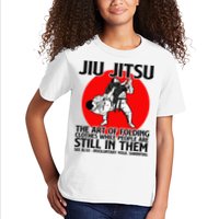 Jiu Jitsu Art of folding clothes while people still in them Kids T-Shirt