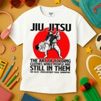 Jiu Jitsu Art of folding clothes while people still in them Kids T-Shirt