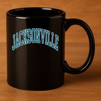 Jacksonville 11oz C Handle Ceramic Mug