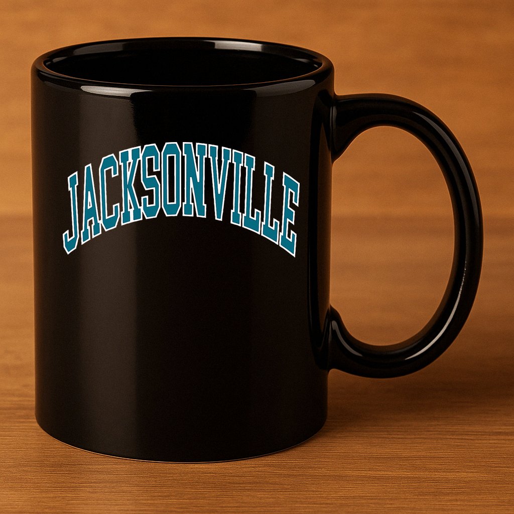 Jacksonville 11oz C Handle Ceramic Mug