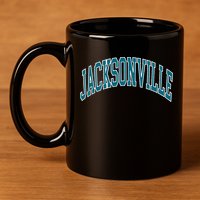Jacksonville 11oz C Handle Ceramic Mug