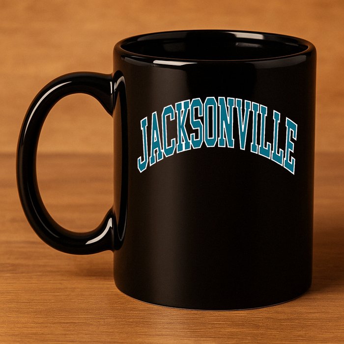 Jacksonville 11oz C Handle Ceramic Mug