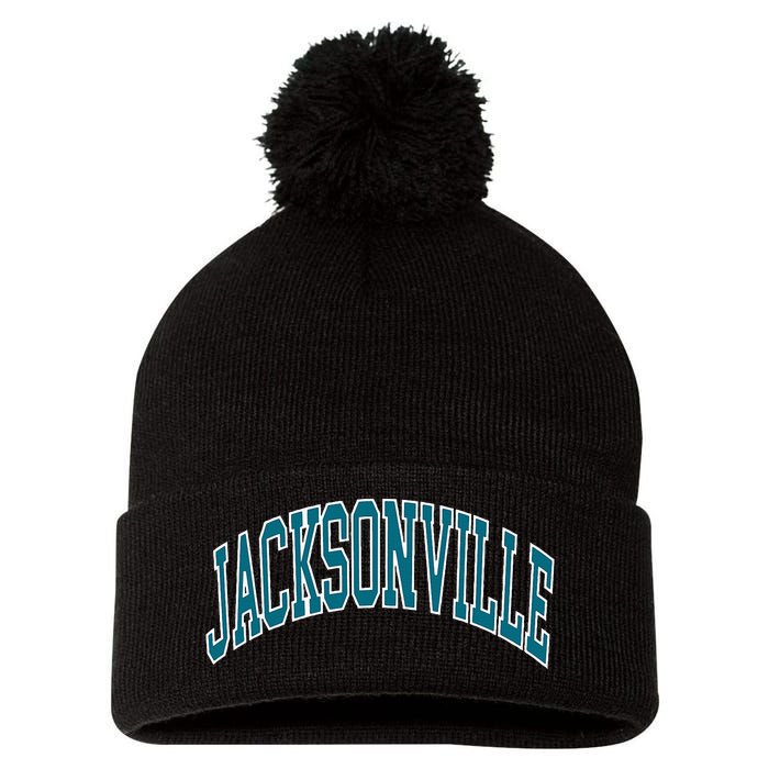 Jacksonville Pom Pom 12in Knit Beanie