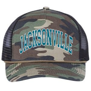 Jacksonville Retro Rope Trucker Hat Cap