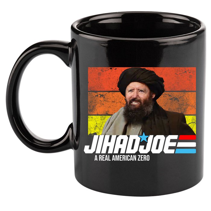 Jhad Joe A Real American Zero Anti Biden Funny 11oz C Handle Ceramic Mug
