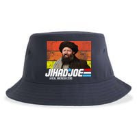 Jhad Joe A Real American Zero Anti Biden Funny Sustainable Bucket Hat