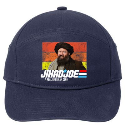 Jhad Joe A Real American Zero Anti Biden Funny 7-Panel Snapback Hat