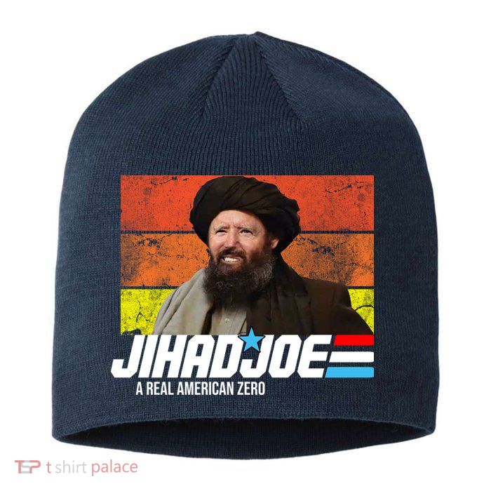Jhad Joe A Real American Zero Anti Biden Funny Sustainable Beanie