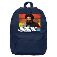 Jhad Joe A Real American Zero Anti Biden Funny 16 in Basic Backpack