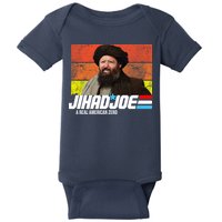 Jhad Joe A Real American Zero Anti Biden Funny Baby Bodysuit