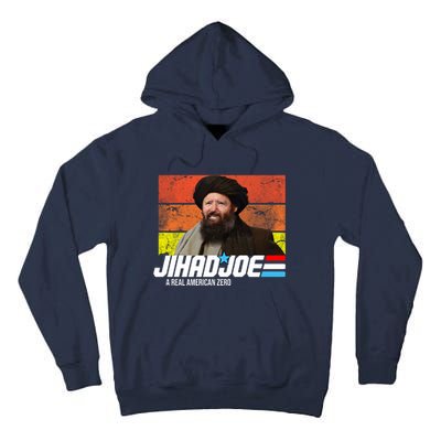 Jhad Joe A Real American Zero Anti Biden Funny Tall Hoodie