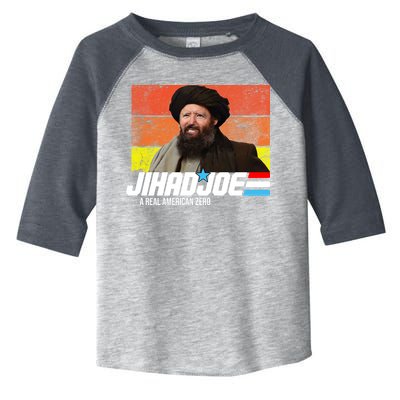 Jhad Joe A Real American Zero Anti Biden Funny Toddler Fine Jersey T-Shirt