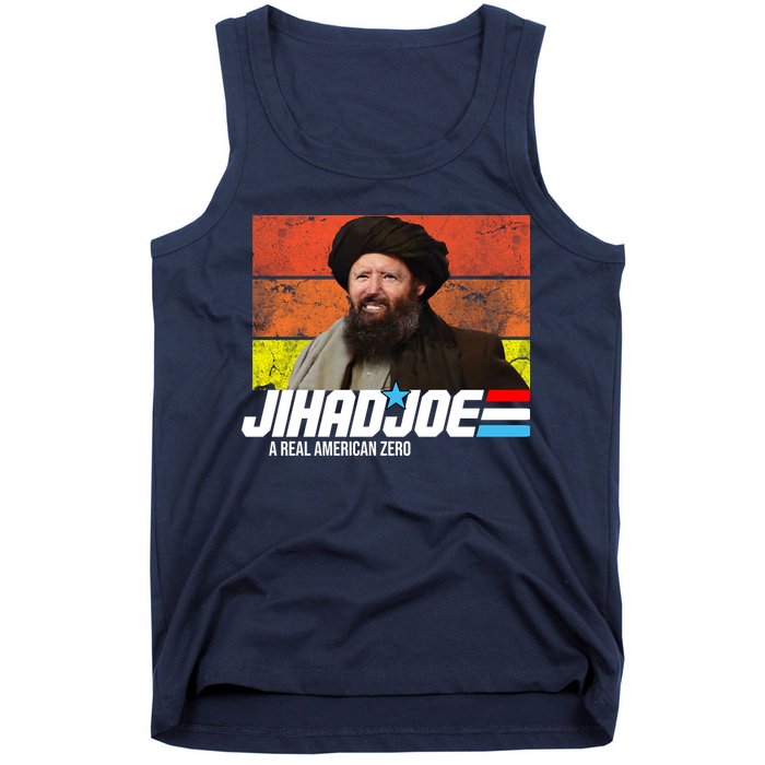 Jhad Joe A Real American Zero Anti Biden Funny Tank Top