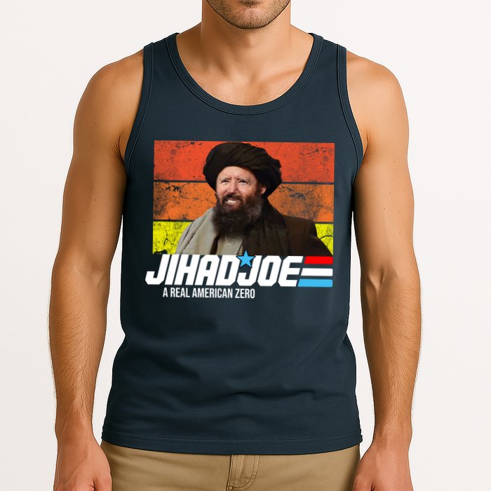 Jhad Joe A Real American Zero Anti Biden Funny Tank Top