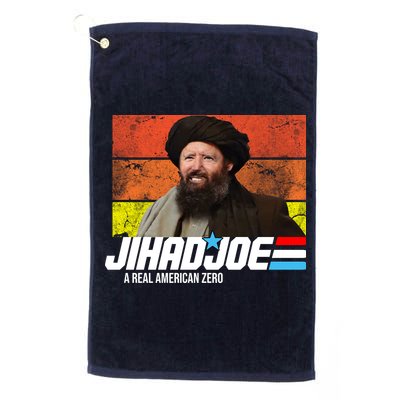 Jhad Joe A Real American Zero Anti Biden Funny Golf Towel