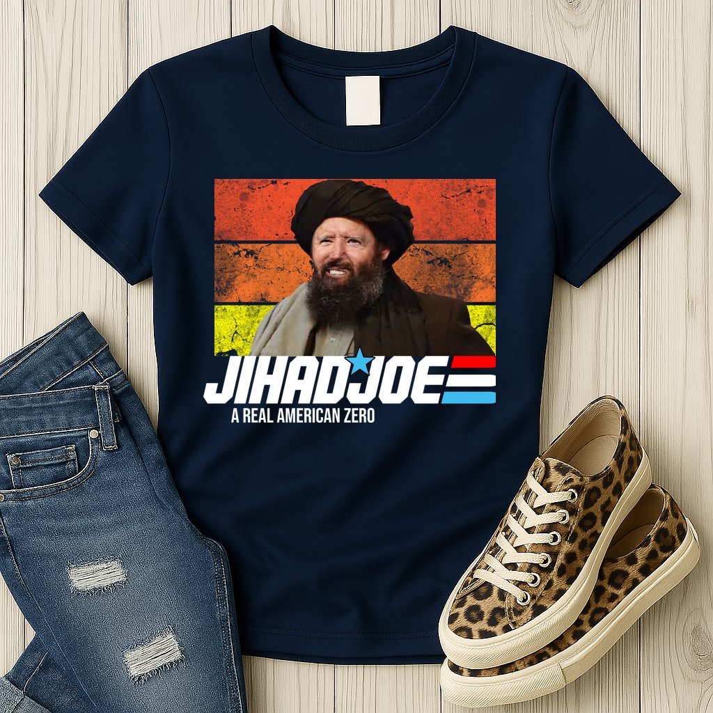 Jhad Joe A Real American Zero Anti Biden Funny Womens T-Shirt