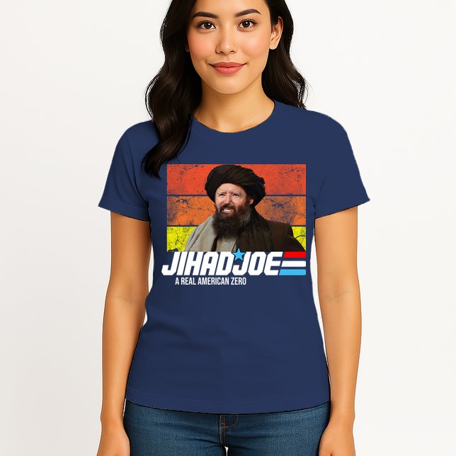 Jhad Joe A Real American Zero Anti Biden Funny Womens T-Shirt