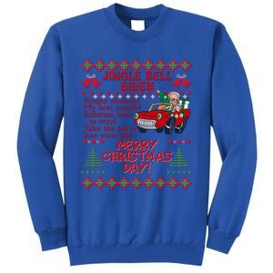 Jingle Joe Biden Xmas Carol Trump Ugly Christmas Sweater Gift Tall Sweatshirt