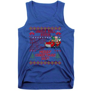 Jingle Joe Biden Xmas Carol Trump Ugly Christmas Sweater Gift Tank Top