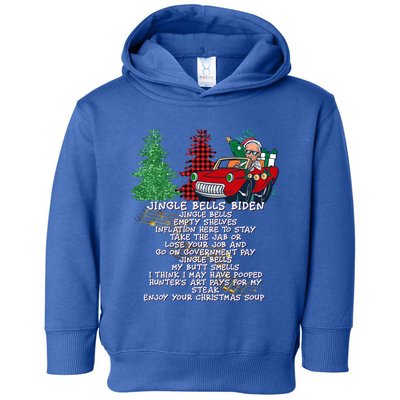 Jingle Joe Biden Xmas Carol Trump Ugly Christmas Sweater Gift Toddler Hoodie