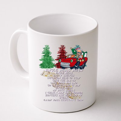 Jingle Joe Biden Xmas Carol Trump Ugly Christmas Sweater Gift Coffee Mug