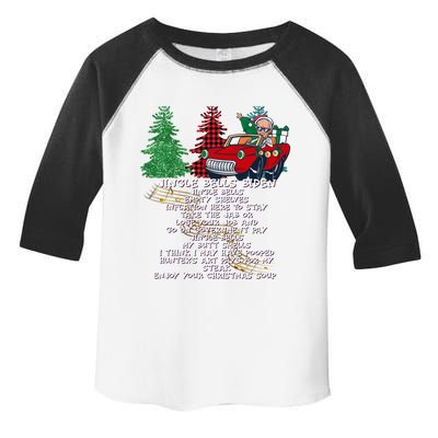 Jingle Joe Biden Xmas Carol Trump Ugly Christmas Sweater Gift Toddler Fine Jersey T-Shirt