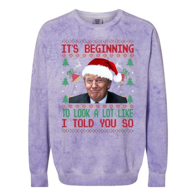 Jingle Joe Biden Xmas Carol Trump Ugly Christmas Sweater Gift Colorblast Crewneck Sweatshirt