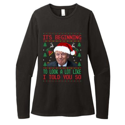 Jingle Joe Biden Xmas Carol Trump Ugly Christmas Sweater Gift Womens CVC Long Sleeve Shirt